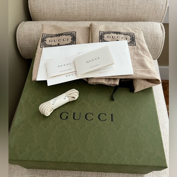 Gucci GG Platform High Block Heel Ankle Boots - Picture 9 of 11